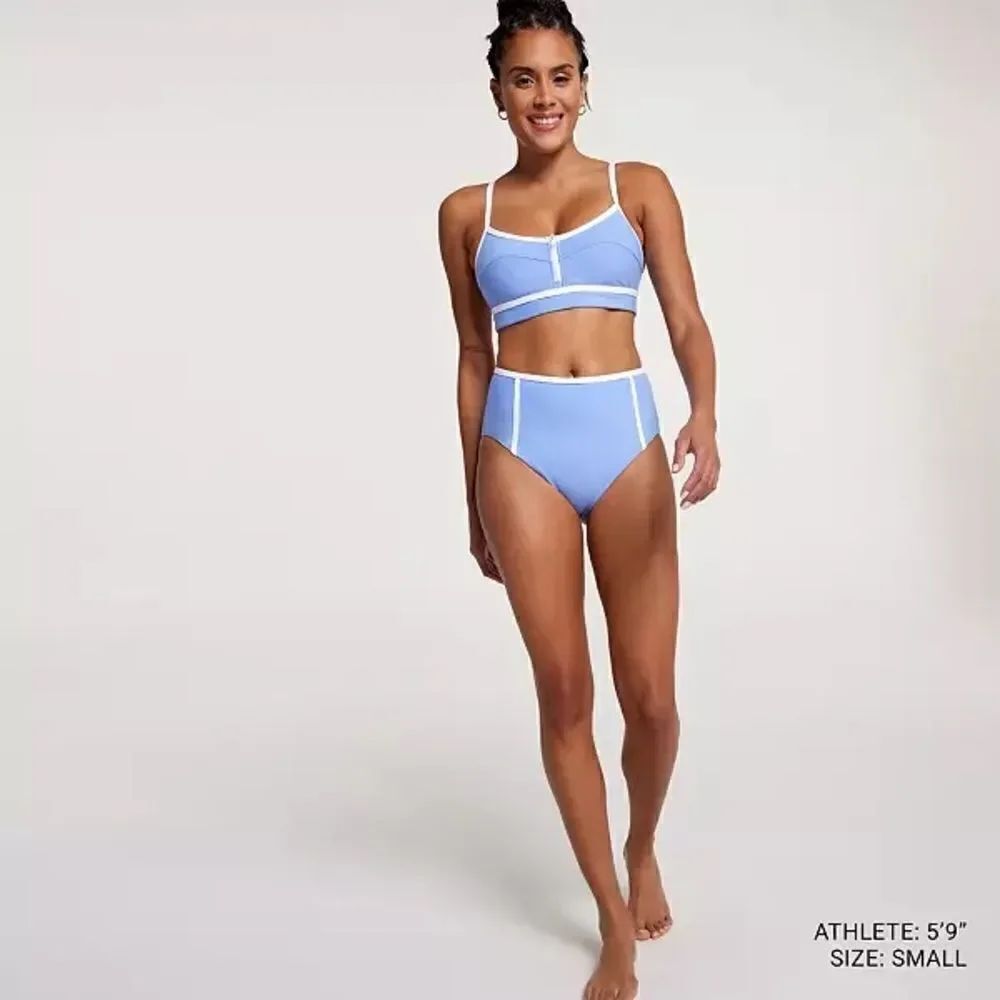 CALIA Women's High Waisted Tipping Swim Bottoms